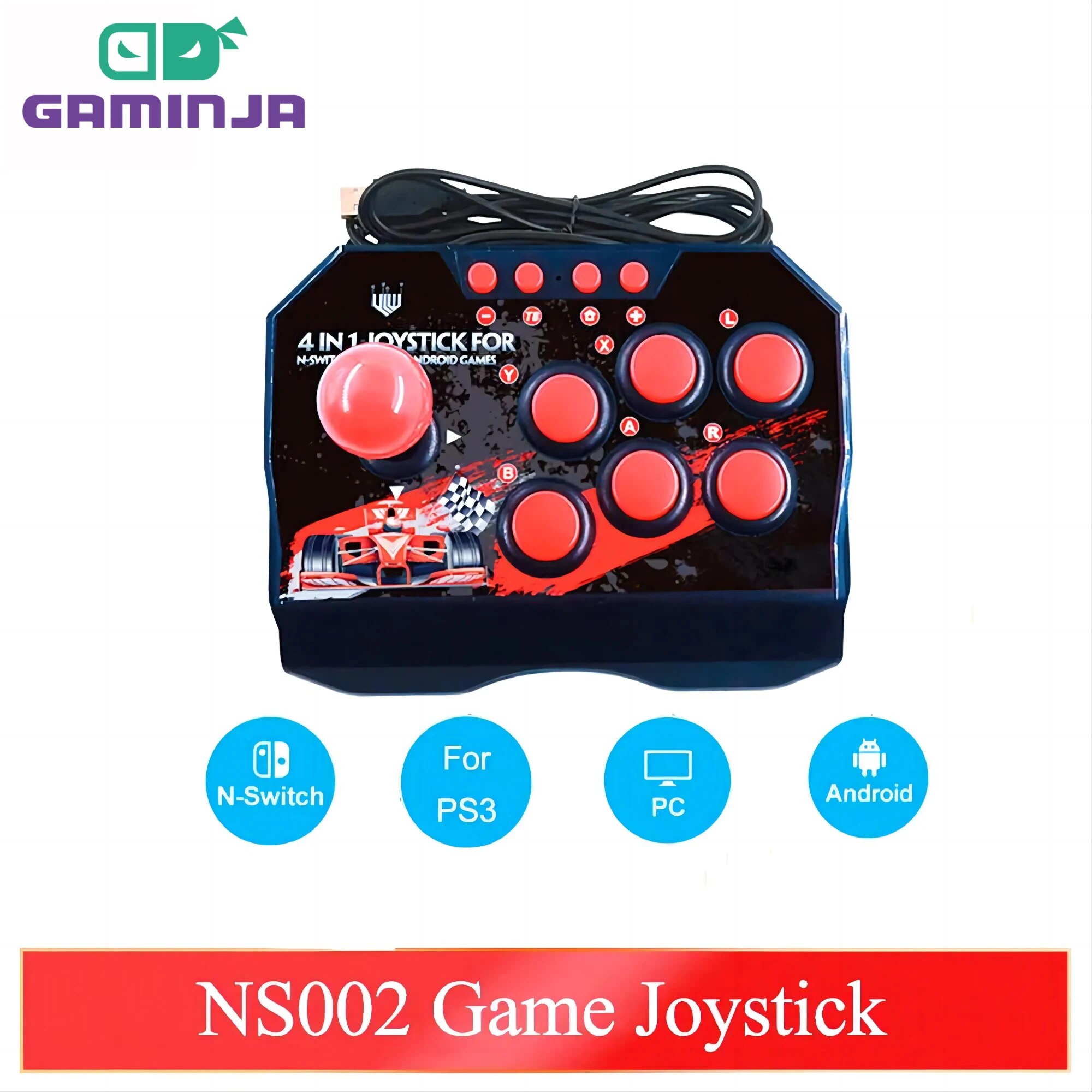 GAMINJA NS002 4 в 1 Ретро арка – обзор и цена Retro Gaming Joystick