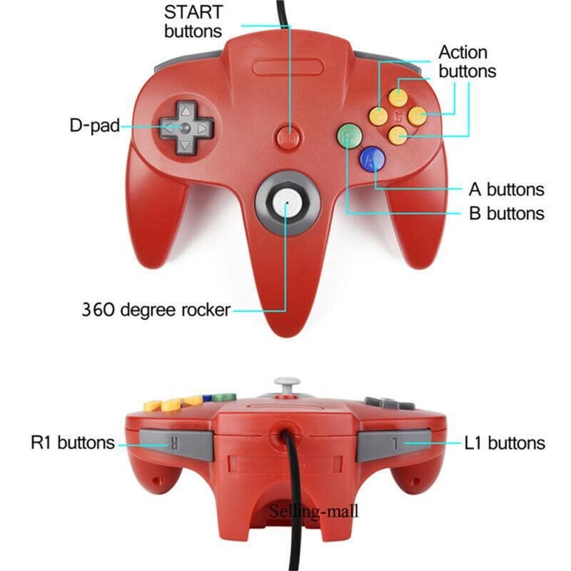 Контроллер N64, классический U – обзор и цена Retro Gaming Joystick